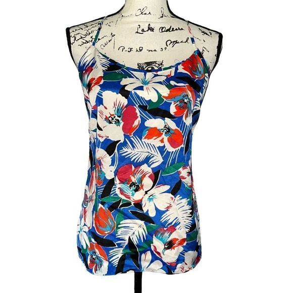 J. CREW floral camisole tank top 2 - Picture 1 of 6
